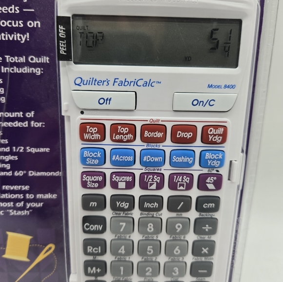 Calculated Industries Quilter's FabriCalc. - Picture 3 of 8
